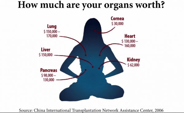One of the slide images used in a TEDx talk on forced organ harvesting in China. (Image: TEDx Talks via YouTube/Screenshot)