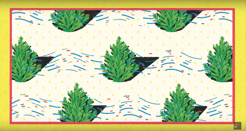 The more similar two plants chemical fingerprints are, the more fluidly they can communicate. (Image: Yukai Du, via TED-Ed YouTube/Screenshot)