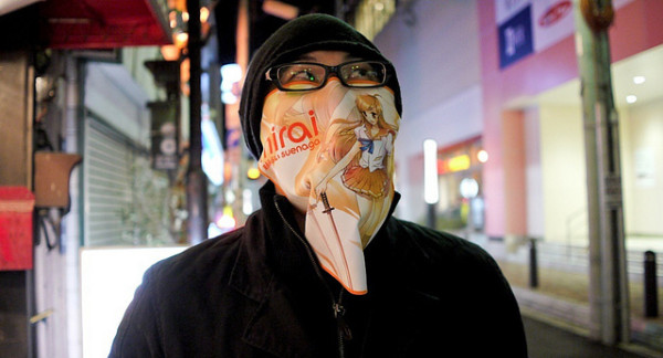 Now fashion brands have started producing masks with prints of flowers, animals, faces or cartoons appealing to the younger population. (Image: Danny Choo via flickr / CC BY-SA 2.0)