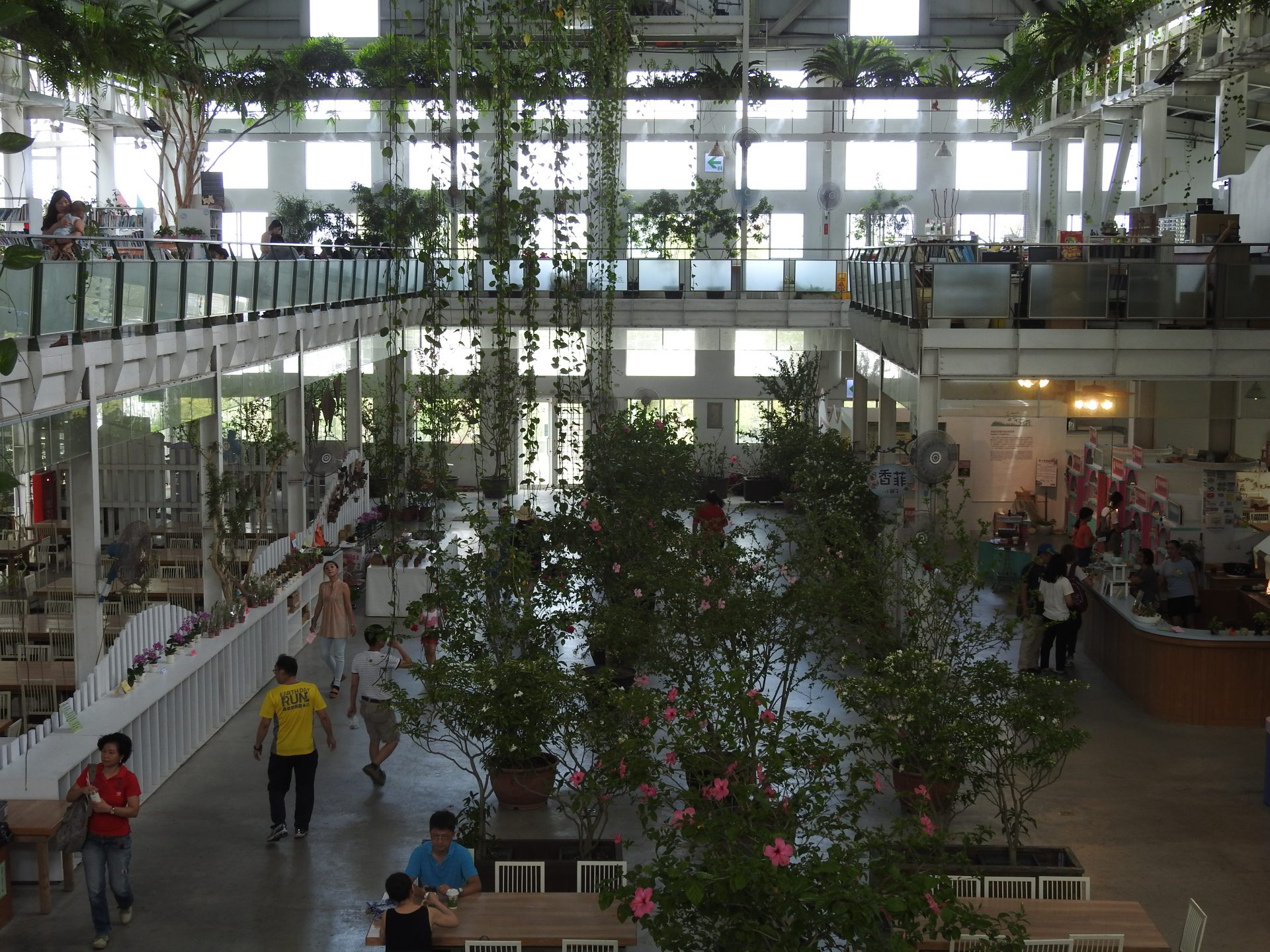 The greenhouse with various beautiful plants and flowers is bright with natural light, where visitors can have buffet lunch in a cozy ambiance. (Image: Juliet Fu/ Vision Times)