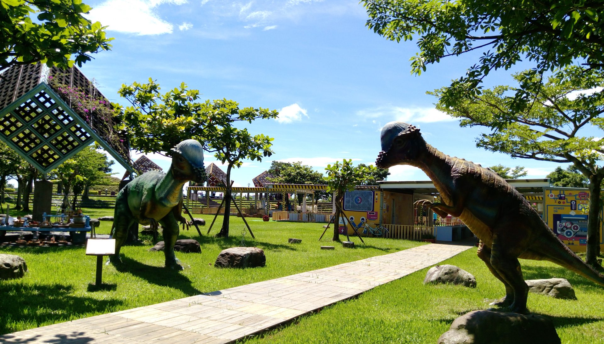 A corner at the Yilan International Children's Folklore and Folkgame Festival 2017 (Image: Juliet Fu/ Vision Times)