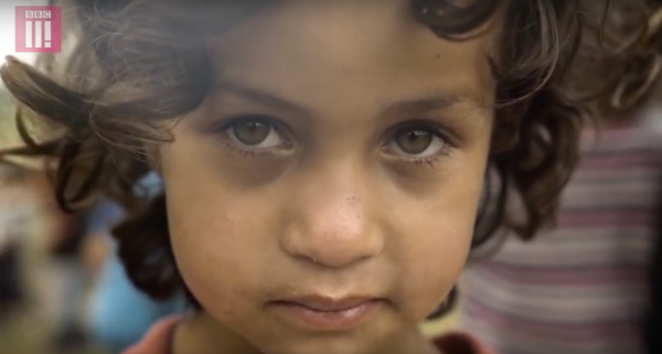 Many of the children who have experienced trauma need emergency emotional support and moral uplifting. (Image via BBC Three YouTube/Screenshot)