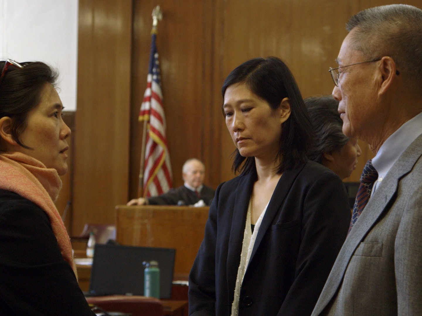 James spent the length of the three-month trial following the Sung family and trying to clear their name. (Image: Frontline/Screenshot)