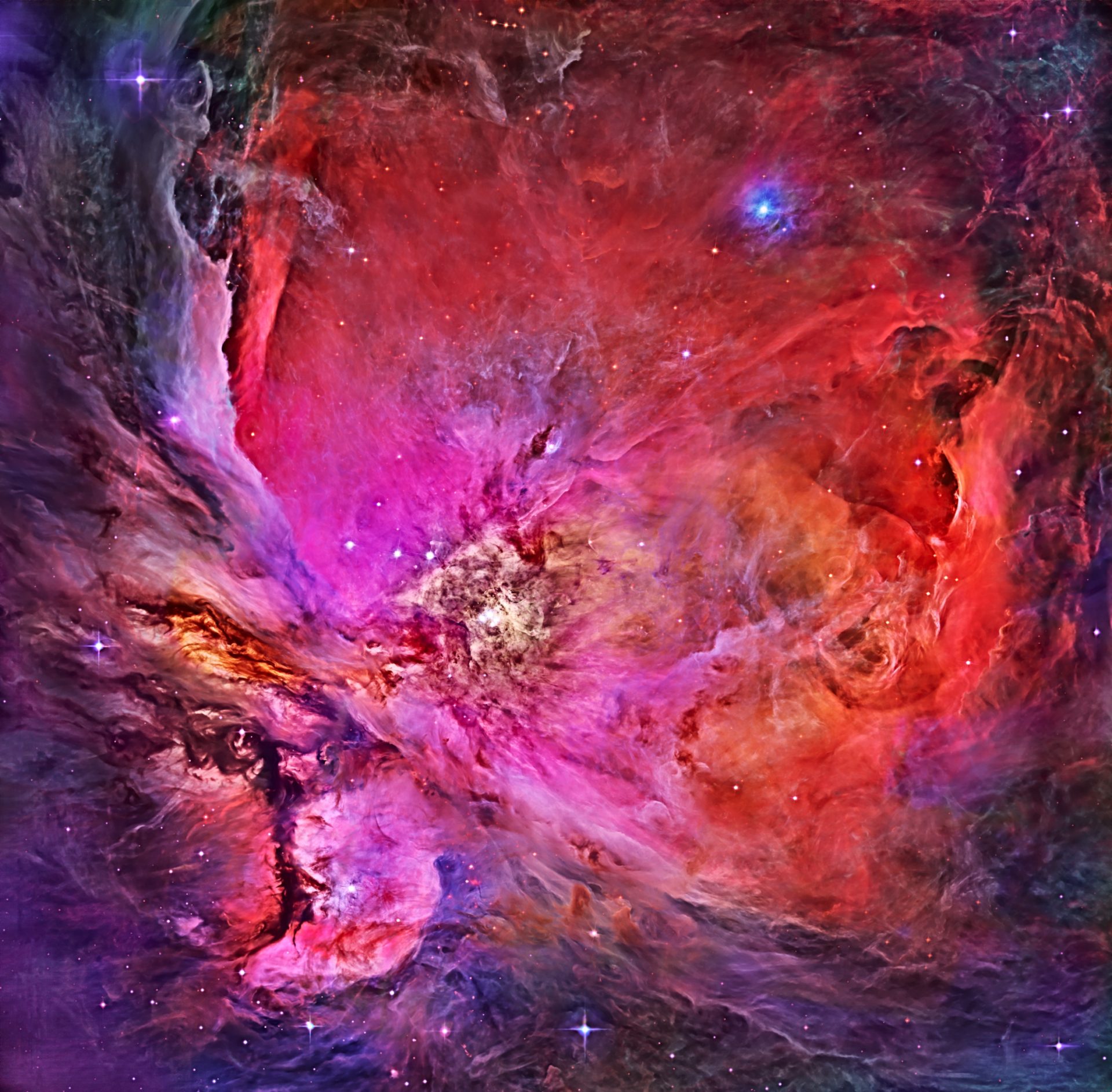 Orion Nebula. (Image Credit: A.Dupree, NASA, ESA via NASA cc 1.0)