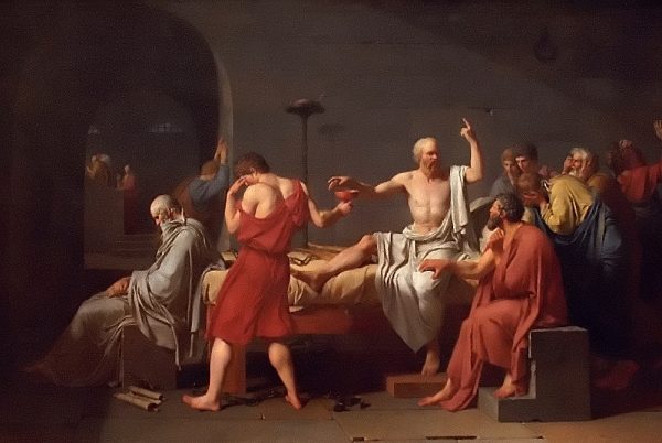 David, Death of Socrates (Image: Rodney via flickr CC BY 2.0 )