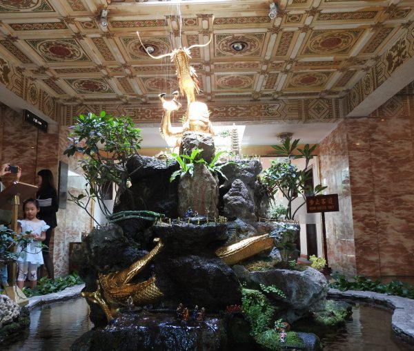 One of the highlights of the Grand Hotel is its century-old Golden Dragon made of bronze and gilded with 24K gold. (Image: Billy Shyu/ Nspirement)