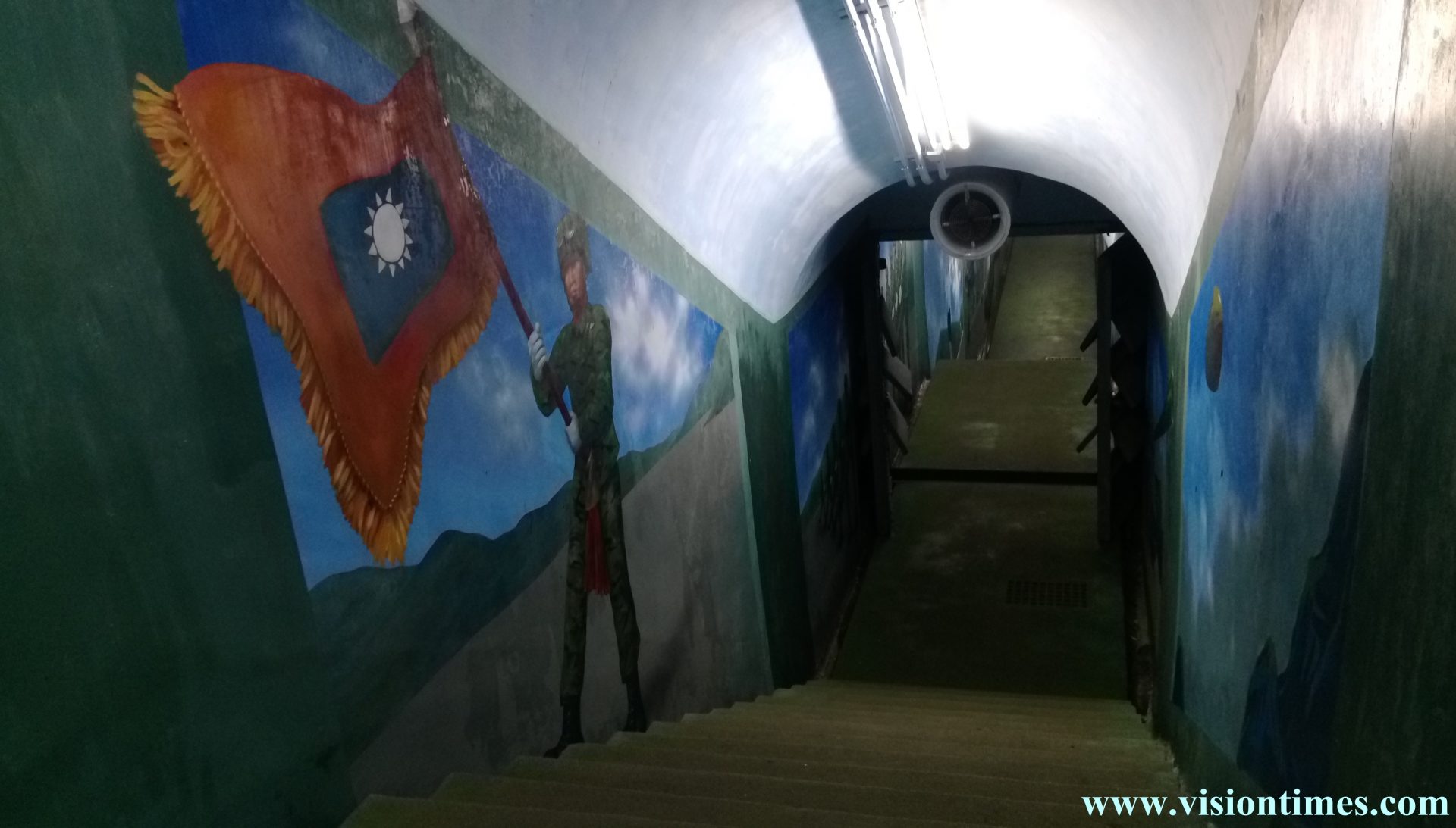 Next to Jiabanshan Guesthouse., a military tunnel was constructed to ensure Chiang Kai-shek’s safety and serve as a command post if war broke out, (Image: Billy Shyu / Vision Times