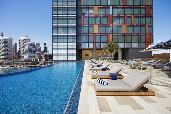 From a dip in the infinity pool to indulging in a drink at the Champagne Bar this hotel has everything covered when it comes to offering guests an unforgettable escape. (Image: Courtesy Sofitel Sydney Darling Harbour)