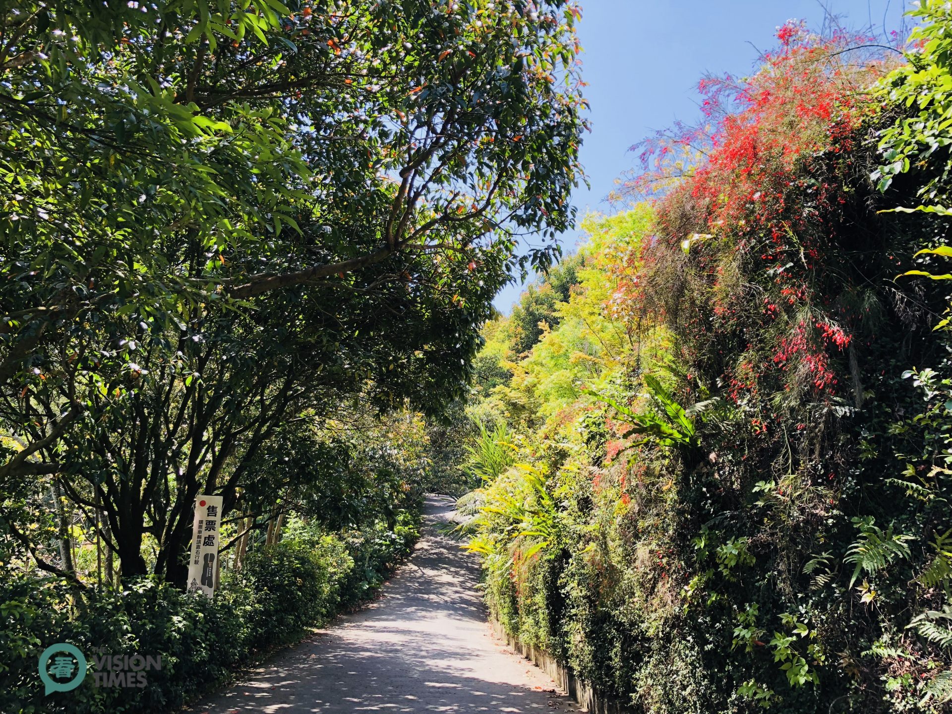 A trail leading to the entrance of Chateau in the Air. (Image: Billy Shyu / Vision Times)