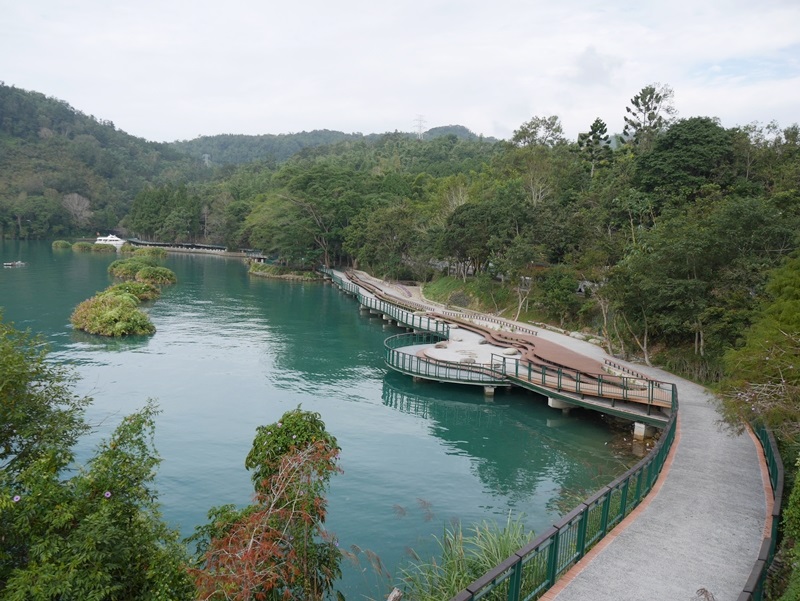 The Shuishe Section of Sun Moon Lake Bikeway. (Image: Courtesy of Sun Moon Lake National Scenic Area Administration)