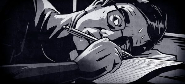 A still from an animation sequence used in Letter from Masanjia. (Image courtesy of Flying Cloud Productions)