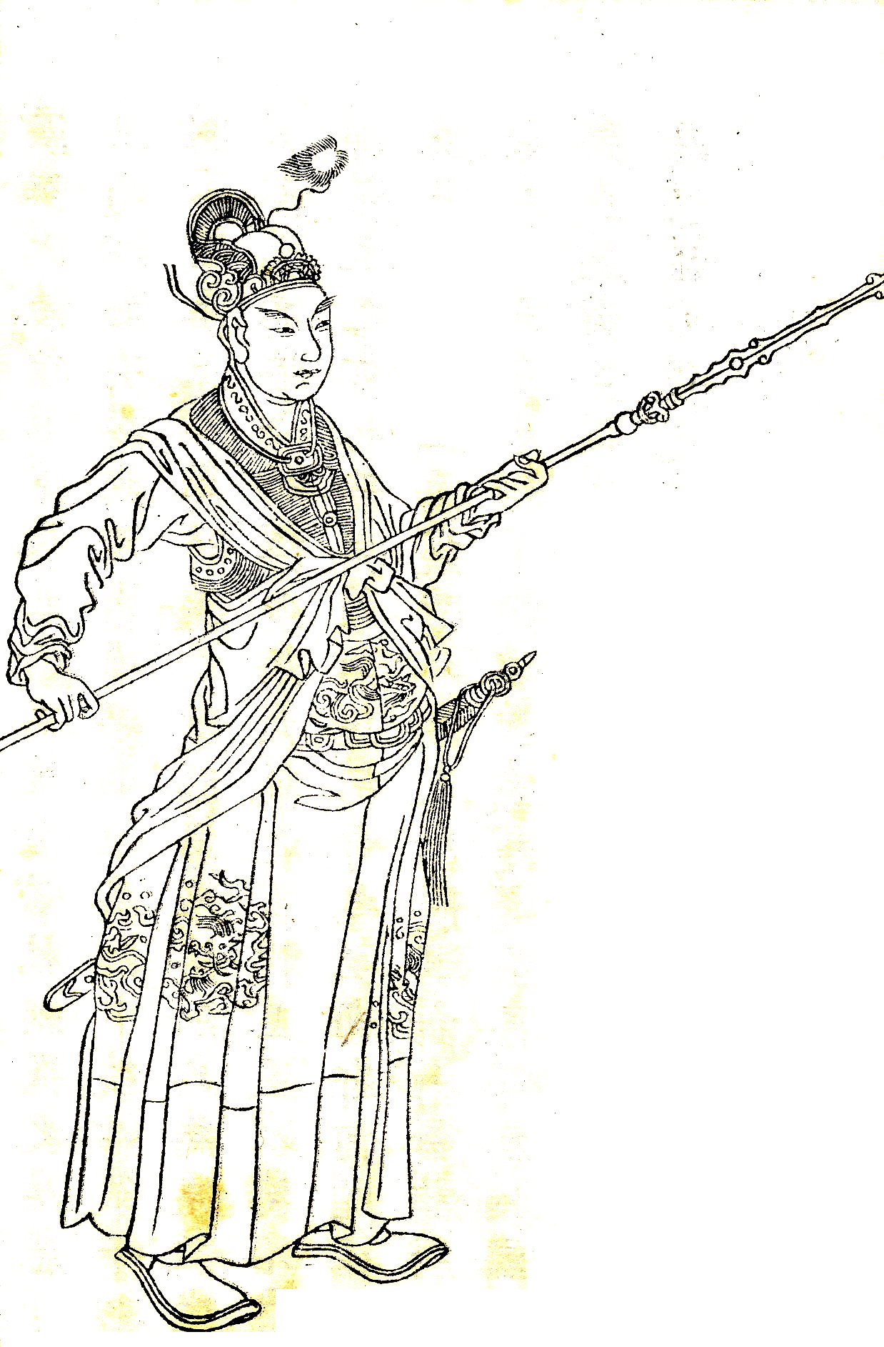 Han Xin (韓信) was a soldier of an obscure background. Born in eastern China, he was so poor during his youth that he could not afford to have a proper funeral for his mother when she died. (Image: wikimedia / CC0 1.0)