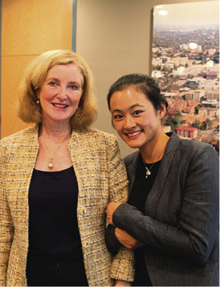 The Mayor of Willoughby with Ying’s first daughter, Ivy. (Image: Peter Wu)