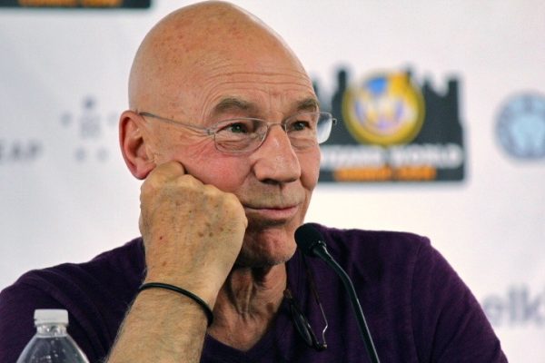 Patrick Stewart portrayed the character of Picard in all seven seasons of Star Trek: The Next Generation. (Image: Abbyarcane via wikimedia CC BY-SA 3.0)