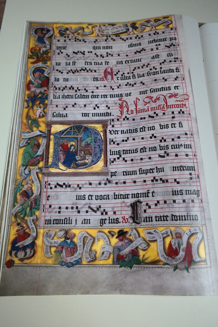 Monks believed that everything they wrote was provided by divine inspiration, rather than themselves, and they should give the credit to God. (Image via pixabay / CC0 1.0)