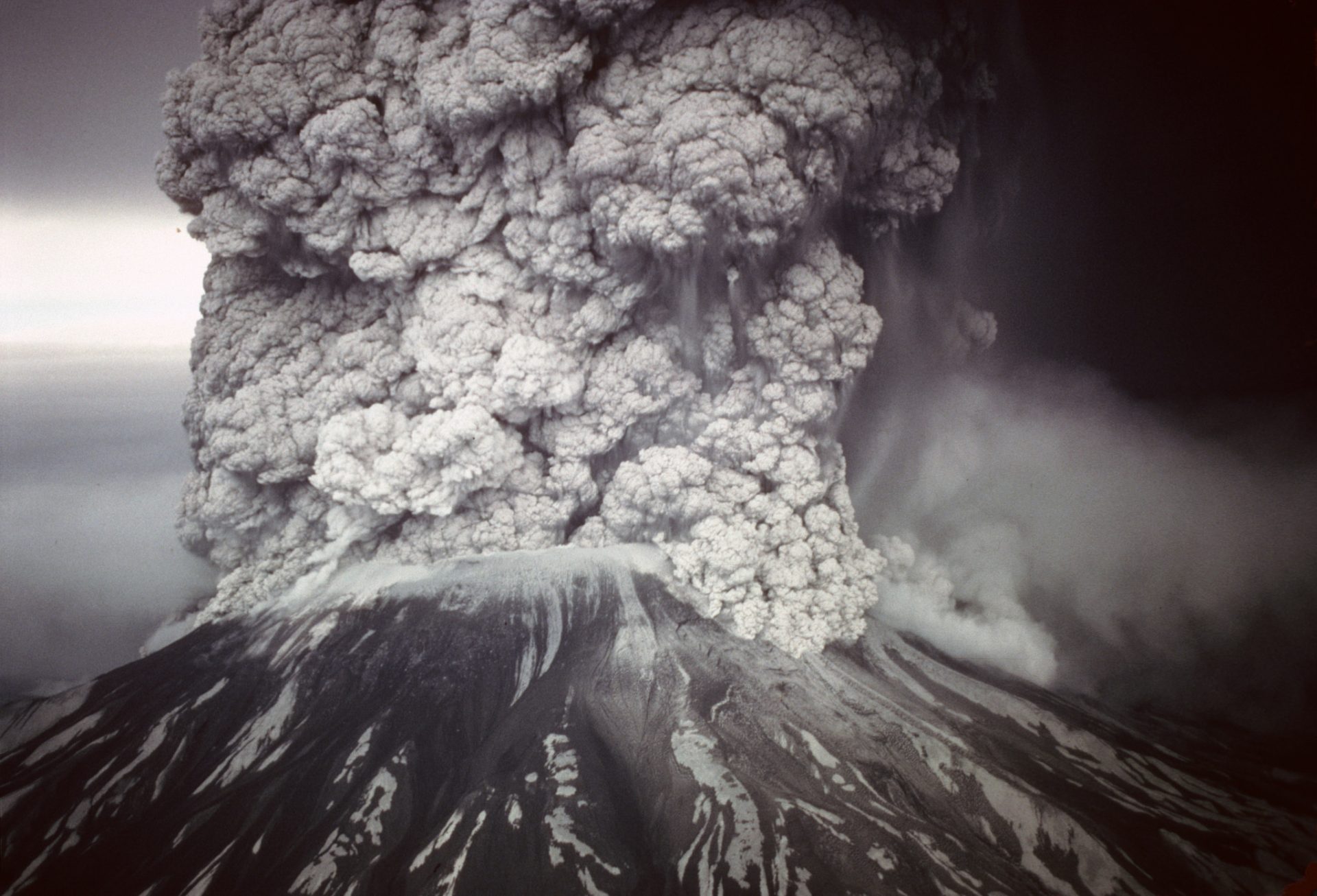 The 1980 eruption of Mount St. Helens lasted nine hours and kileld 57. (U.S. Forest Service- Pacific Northwest Region)