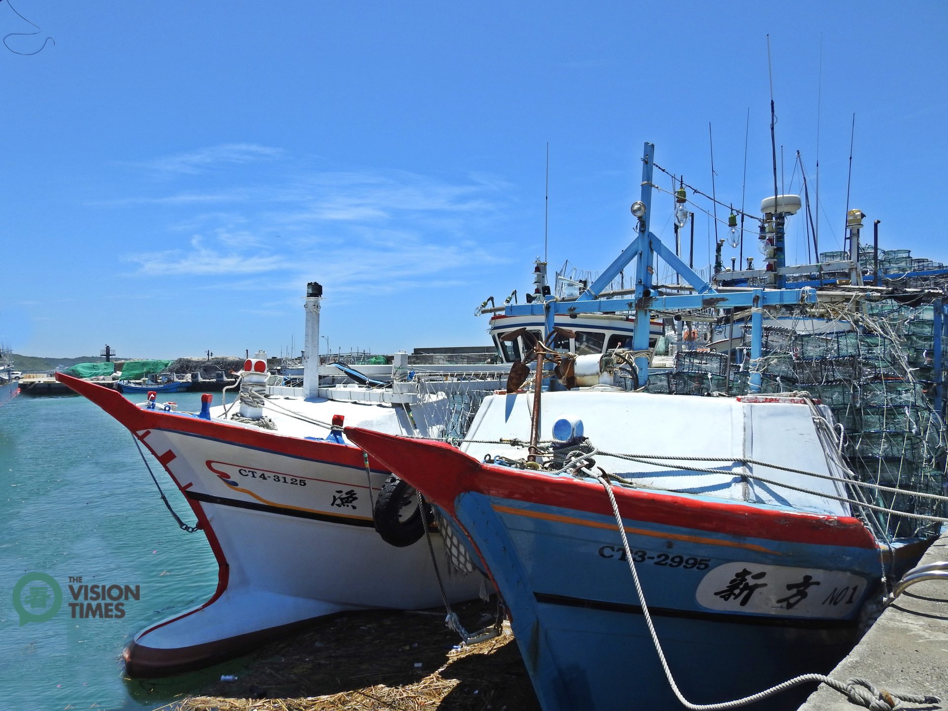 There are about 50 fishing boats in Wanli District that are engaged in the crab fishery. (Image: Billy Shyu / Vision Times)