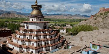 A Tibetan temple.