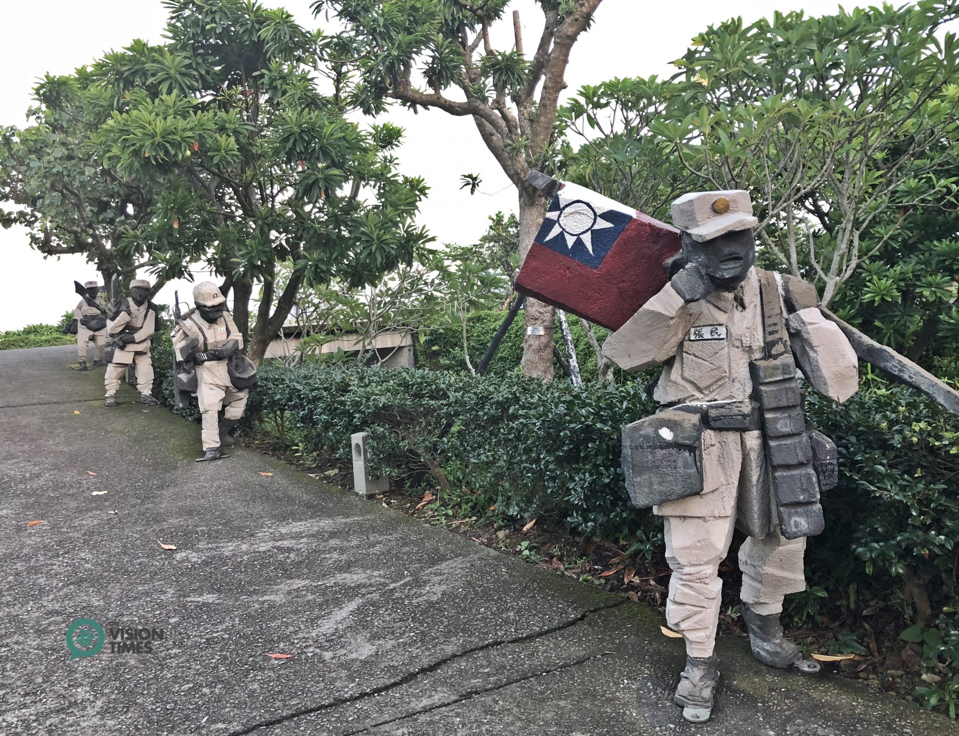 A sculpture form the Living World Series – Armed Forces. (Image: Billy Shyu / Vision Times)