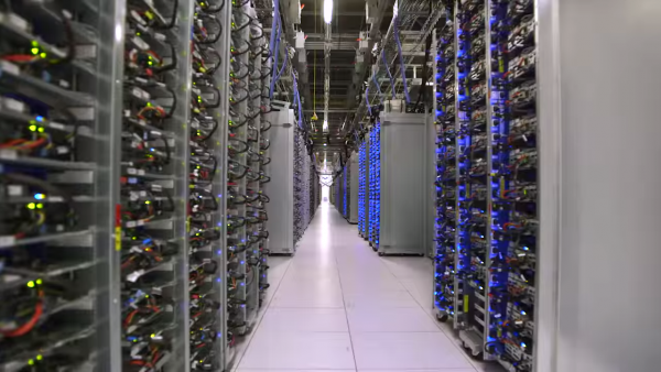 Data centers are packed with computers that store, process and move digital information, the backbone of cloud computing.