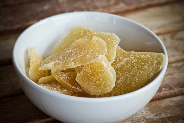 Ginger has been shown to reduce nausea in cancer patients.