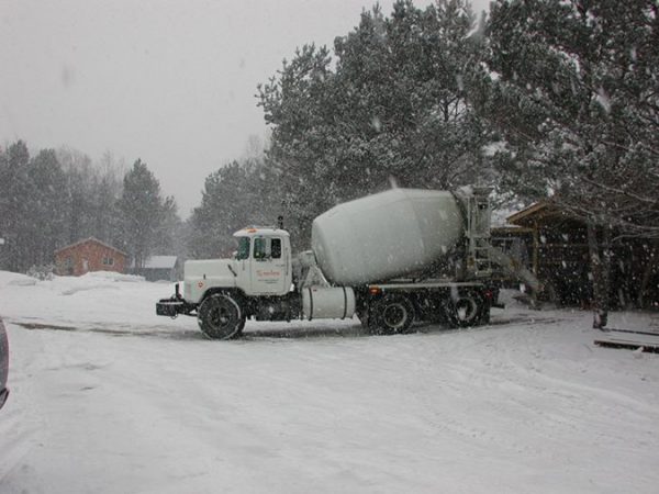 Sometimes, the pipeline from the cement truck to the slab at the job site isn't the only apparatus required to deliver concrete. (Image: Portland Cement Association)