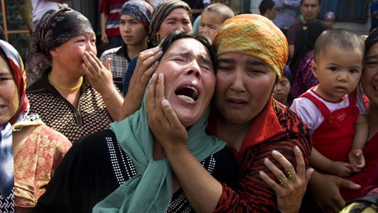As many as one million members of the Muslim Uyghur minority have been sent to rapidly constructed concentration camps to perform forced labor and receive atheist “re-education” (Image: YouTube/Screenshot)