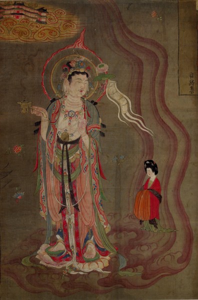 The couple decided to write a prayer, burning it in front of a Bodhisattva statue and praying to the Bodhisattva to give them an answer. (Image: wikimedia / CC0 1.0)