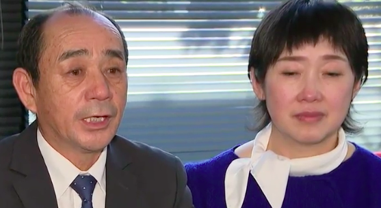 Wang Yifei and her husband, Gordon. (Image: Screenshot via Fox 11)