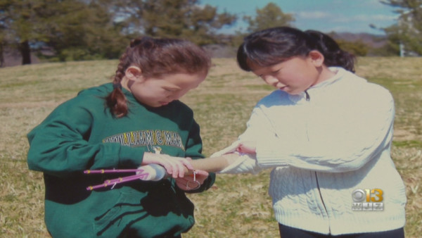 Sara was born in China and was adopted about four years ago by an American family. (Image: CBS Baltimore)