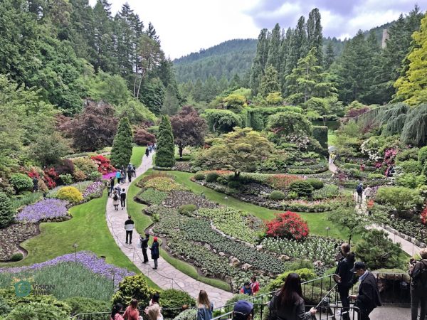 The Butchart Gardens is designated as a National Historic Site of Canada. (Image: Billy Shyu / Vision Times)