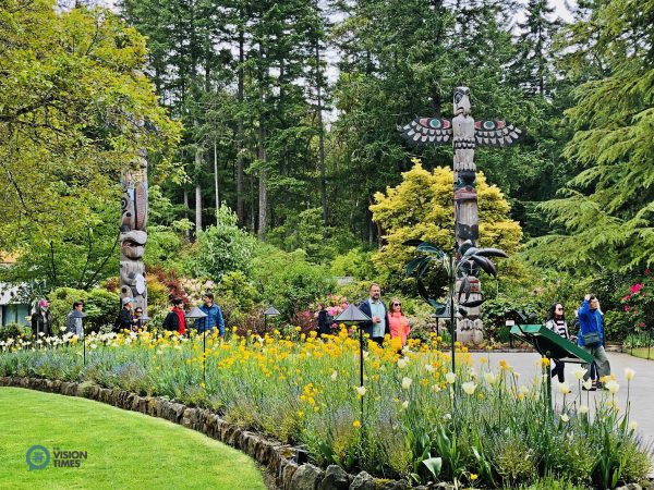 The Butchart Gardens attracts over one million visitors every year. (Image: Billy Shyu / Vision Times)