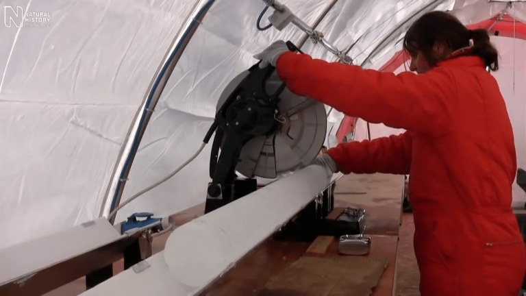 For their study, the researchers used ice cores that are drilled from the ice sheet in Greenland.