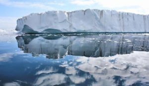 A Greenland ice sheet.
