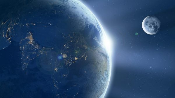The moon is believed to have formed from the earth. (Image: pixabay / CC0 1.0)