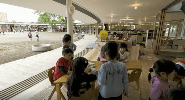 The school follows the Montessori method of teaching in which the kids are given full freedom to learn through discovery. (Image: TED)