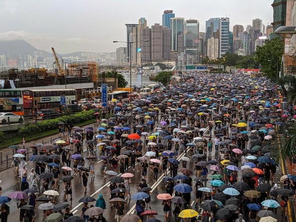Thirty years after the fall of the Berlin Wall, the communist regime in China faces another mass democratic movement in Hong Kong.