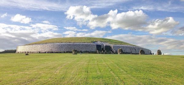 The Newgrange passage tomb in County Meath is dated around 3200 BC, making it older than Stonehenge and the Egyptian pyramids. (Image: University College Dublin)
