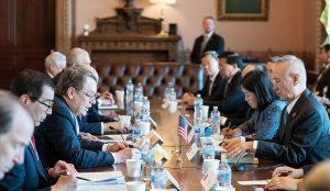 Negotiating U.S.-China trade deal.