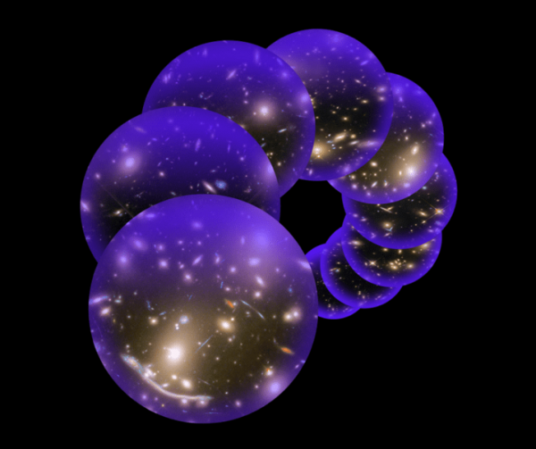 A UA-led team of scientists generated millions of different universes on a supercomputer, each of which obeyed different physical theories for how galaxies should form. (Image: NASA, ESA, and J. Lotz and the HFF Team/STScI)