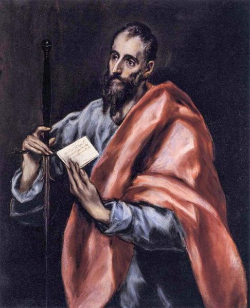 Spanish painter El Greco painted the image of St. Peter, and São Paulo held a sword (symbolizing his martyrdom), holding a letter. (Image: Public Domain)