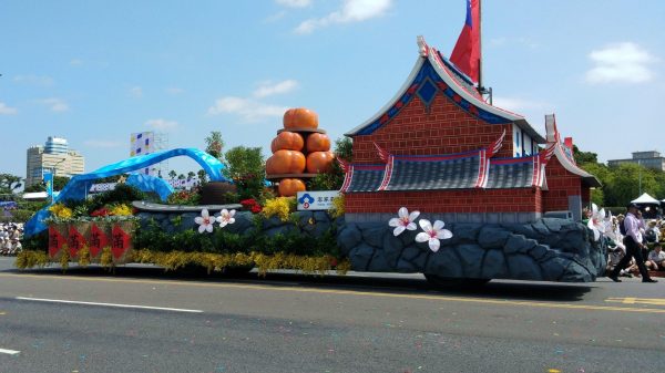 A float featuring Hakka Culture at the 2019 Double Tenth National Day celebration. (Image: Courtesy of Ljj Lamb)
