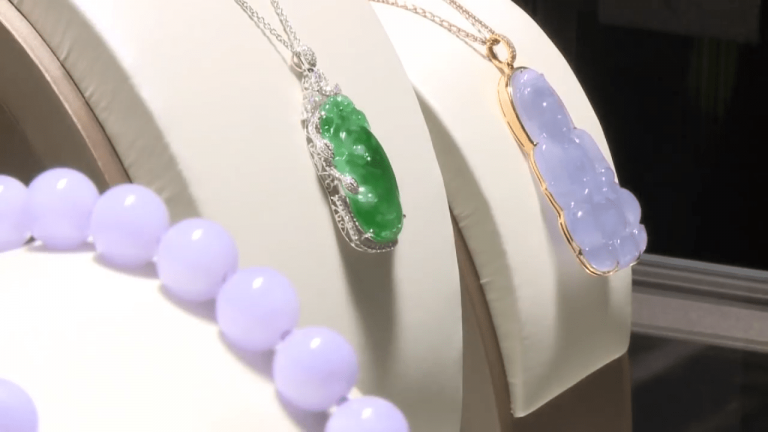 The most sought after jade is Imperial Green, while lavender jade is also in high demand.