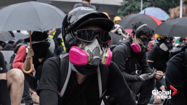 It’s been more than 4 months since the first anti-extradition demonstration took place in Hong Kong, and young people continue their fight for freedom on the frontline of every demonstration. (Image: Screenshot / YouTube)