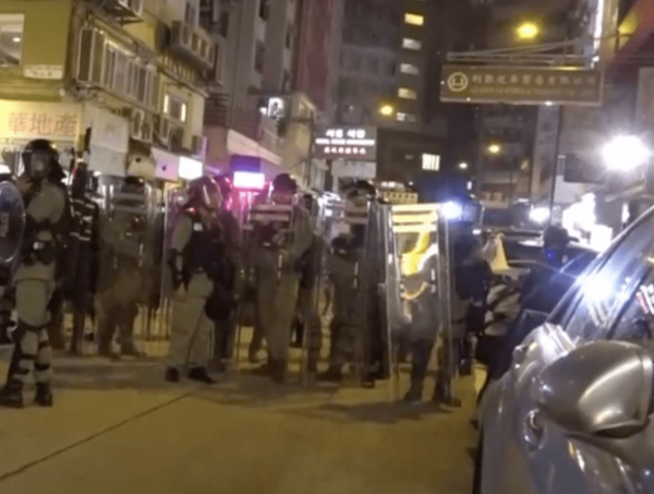 The police declared the rallies unauthorized and deployed tear gas, pepper spray, and water cannons to disperse protesters. (Image: Secret China)