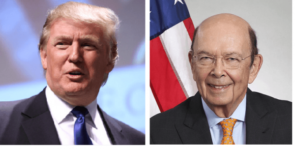 President Trump and Commerce Secretary Wilbur Ross have indicated that Washington has no deadline for a trade deal with China. (Gage Skidmore via Flickr CC BY-SA 2.0/Department of Commerce)