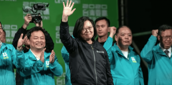 After winning the election Tsai Ing-wen thanked all the voters for taking part in the election regardless of who they voted for as that is putting democratic values into practice. (Image: YouTube/Screenshot)