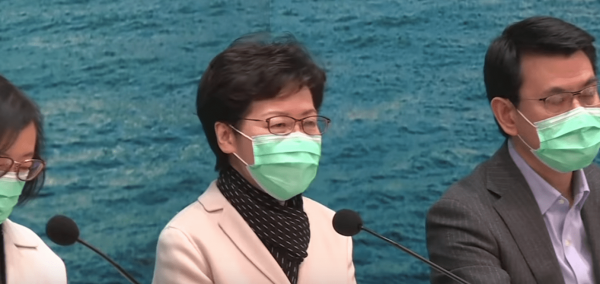 Carrie Lam announced plans to slash cross-border travel between the city and Mainland China as the new coronavirus continues to spread. (Image: YouTube/Screenshot)