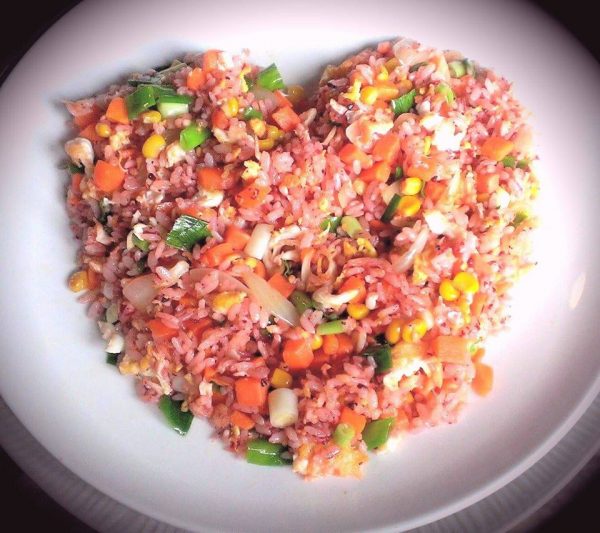 The fried rice served at Furen Cafe in Matsu's Nangan Island. (Image: Courtesy of Furen Cafe)