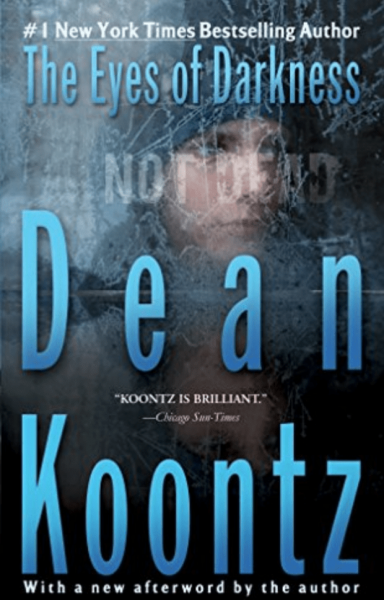 The Eyes of Darkness is a thriller novel by American writer Dean Koontz, released in 1981. (Image: Abe Books)